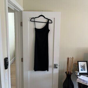 White House Black Market One-Shoulder Midi Dress - Size M